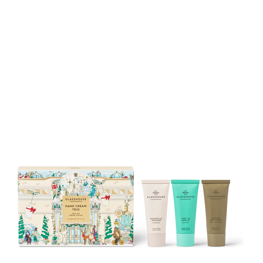Glass House Hand Cream Trio