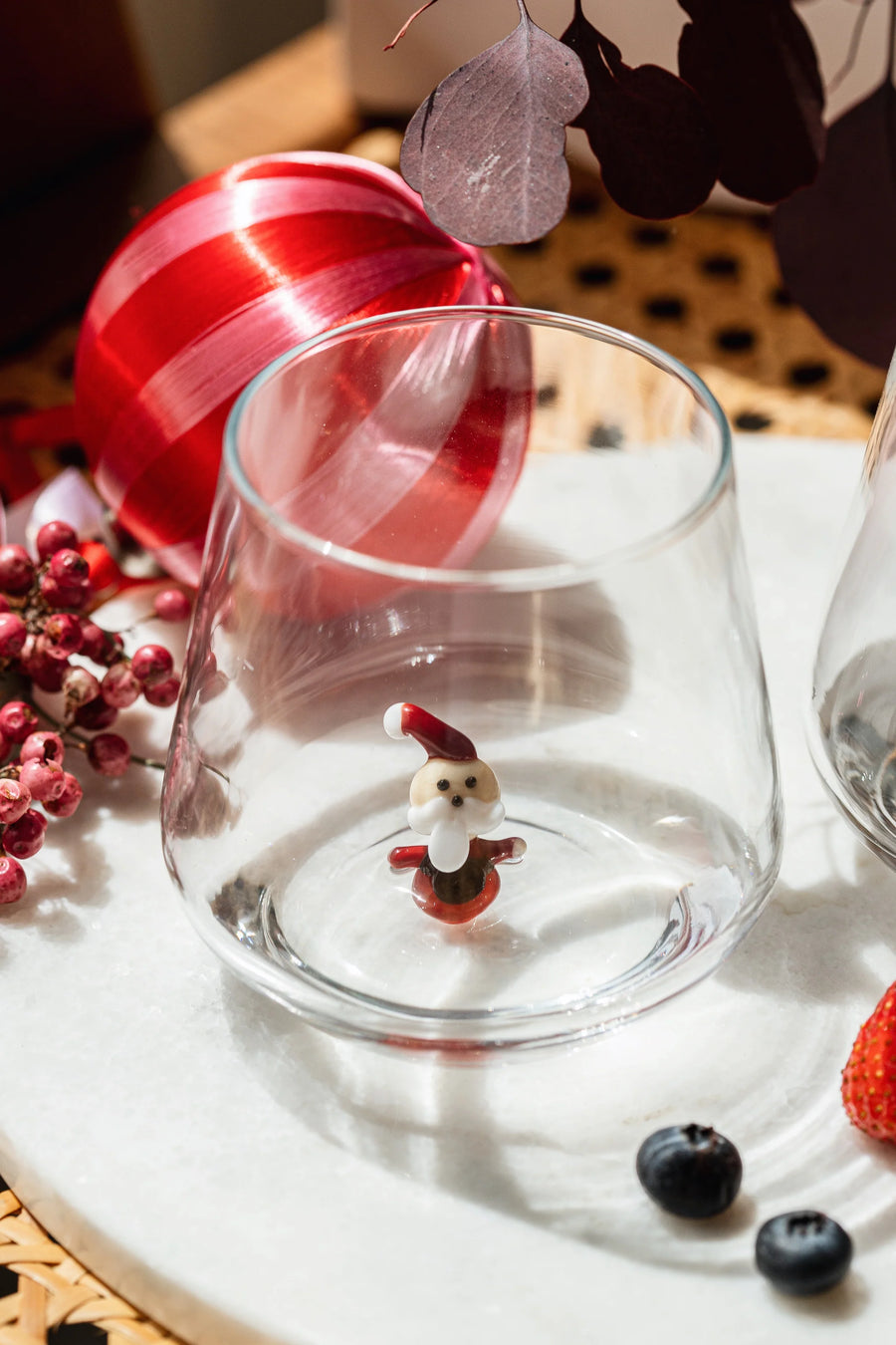 Christmas Themed Drinking Glass - 6 Styles