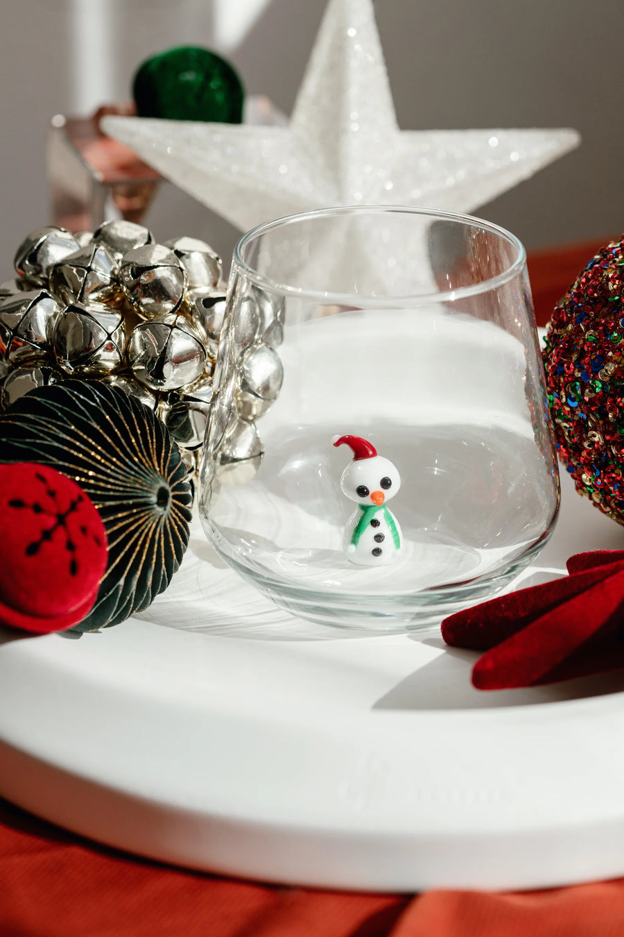 Christmas Themed Drinking Glass - 6 Styles