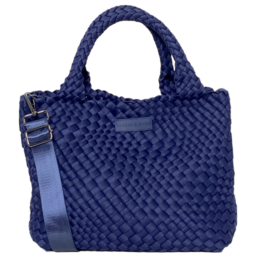 Classic Woven Tote - Navy