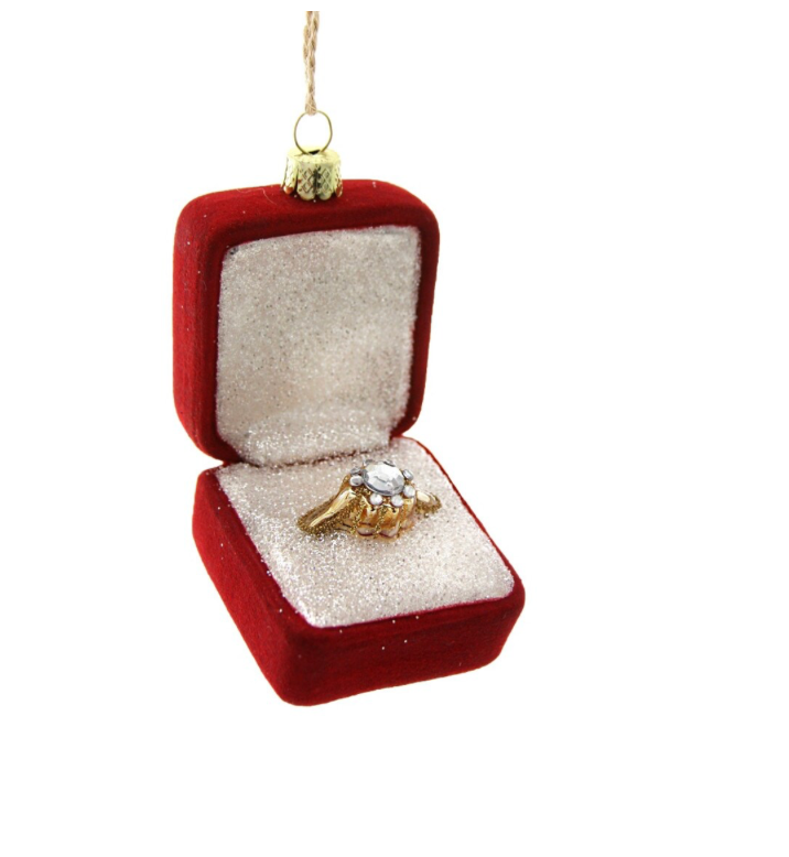 Red Box - Engagement Ring Ornament