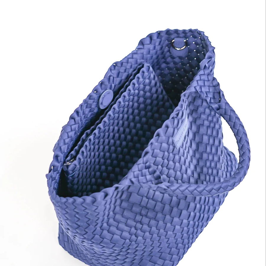 Classic Woven Tote - Navy