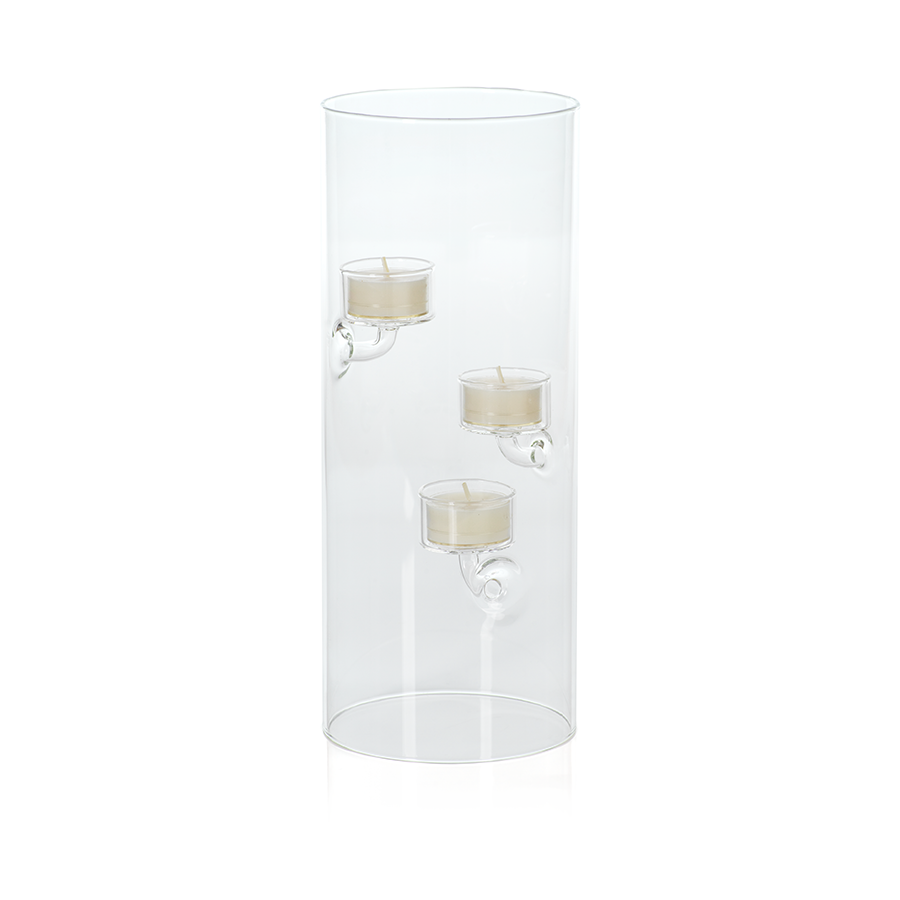 Suspended Glass Tealight Holder / Hurricane - Extra Large