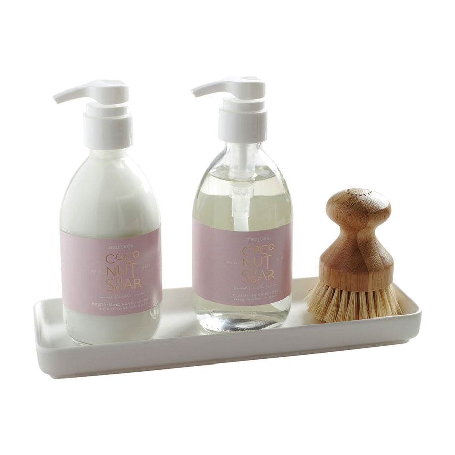 Mersea Lotion and Hand Soap Set with Brush